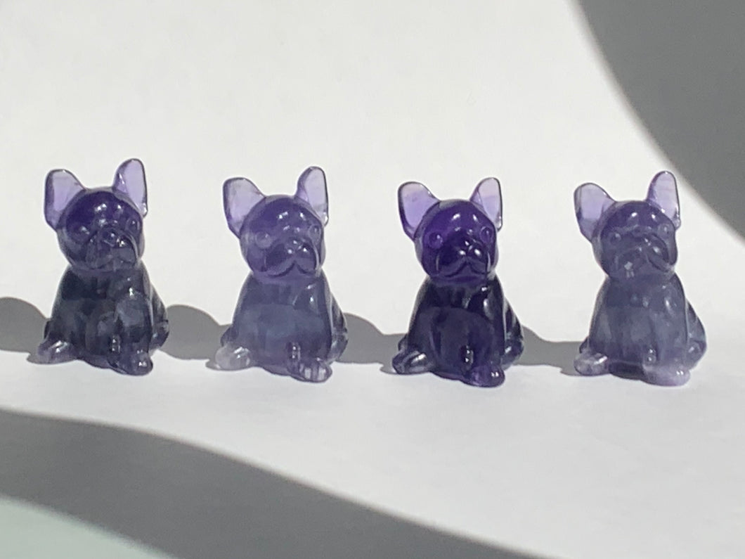 Purple & Blue Fluorite Frenchie